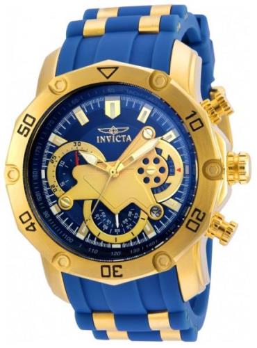 Invicta Miesten kello 22798 Pro Diver Sininen/Kullansävytetty teräs