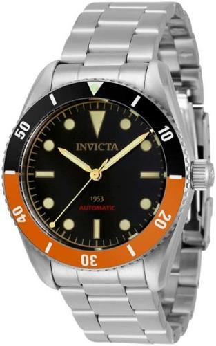 Invicta Miesten kello 34336 Pro Diver Musta/Teräs Ø40 mm