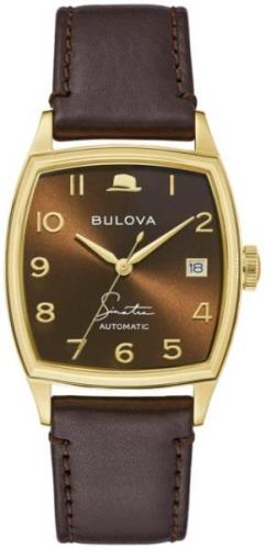 Bulova Miesten kello 97B198 Sinatra Ruskea/Nahka