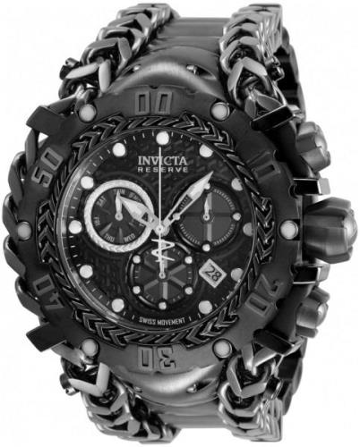 Invicta Miesten kello 34437 Gladiator Musta/Teräs Ø55.25 mm