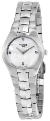 Tissot Naisten kello T096.009.11.116.00 T-Lady Round Valkoinen/Teräs