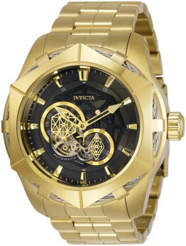 Invicta Miesten kello 34708 Bolt Musta/Kullansävytetty teräs Ø51 mm