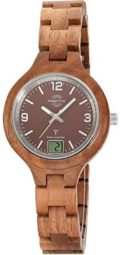 Master Time Naisten kello MTLW-10750-81W Classic Ruskea Ø36 mm