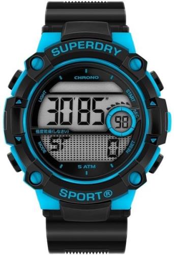 Superdry Miesten kello SYG291BU Radar Sport Harmaa/Kumi Ø50 mm