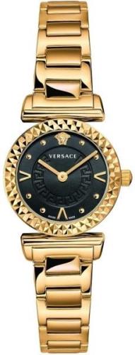 Versace Naisten kello VEAA00518 Mini Vanity Musta/Kullansävytetty