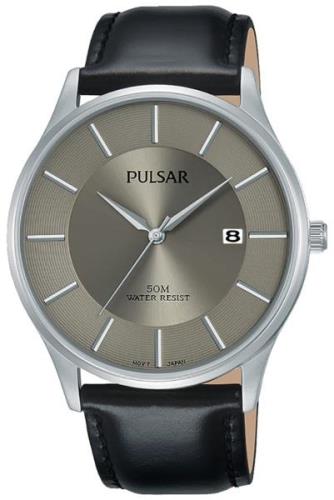 Pulsar Miesten kello PS9545X1 Harmaa/Nahka Ø41 mm