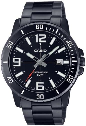 Casio Miesten kello MTP-VD01B-1BVUDF Classic Musta/Teräs Ø45 mm