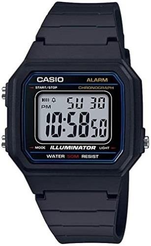 Casio W-217H-1AVDF Classic LCD/Muovi 40x40 mm