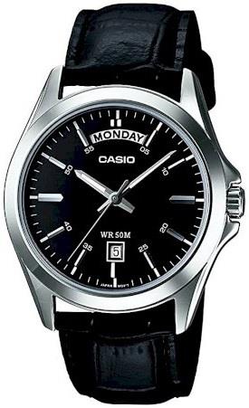 Casio Miesten kello MTP-1370L-1AVDF Classic Musta/Nahka Ø40 mm