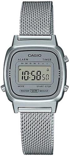 Casio Naisten kello LA-670WEM-7DF Classic LCD/Teräs 30x25 mm