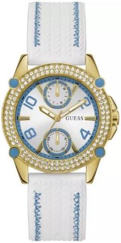 Guess Naisten kello GW0554L2 Sporty Hopea/Kumi Ø38 mm