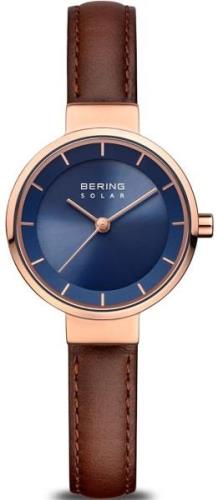 Bering Naisten kello 14627-567 Solar Sininen/Nahka Ø27 mm