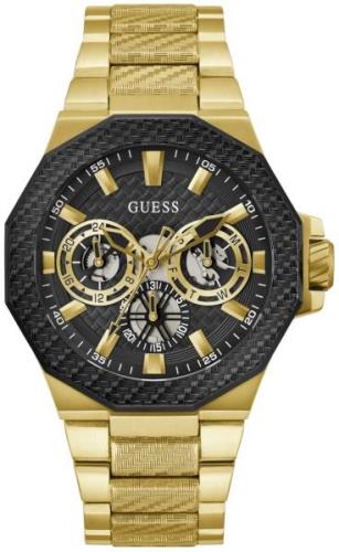 Guess Miesten kello GW0636G2 Indy Musta/Hiilikuitua Ø45 mm