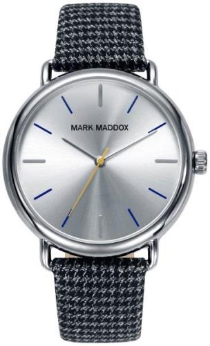 Mark Maddox Miesten kello HC3029-87 Classic Hopea/Tekstiili Ø42 mm