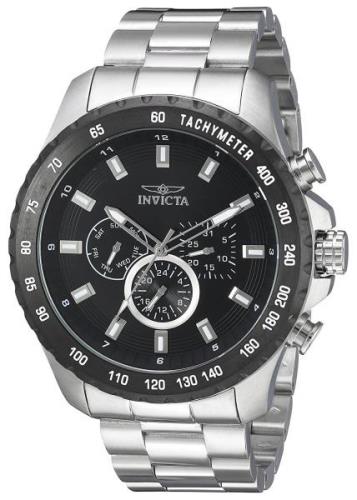 Invicta Miesten kello 24210 Speedway Musta/Teräs Ø48 mm