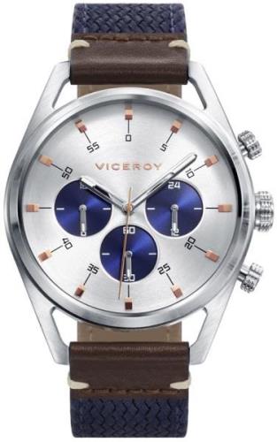 Viceroy Miesten kello 42349-07 Classic Tekstiili Ø42 mm