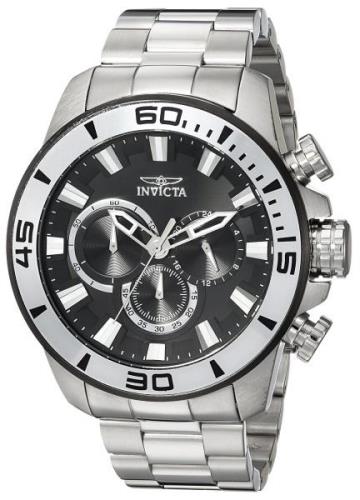 Invicta Miesten kello 22585 Pro Diver Musta/Teräs Ø49 mm