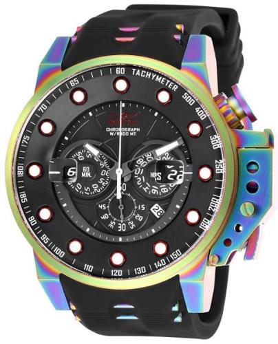 Invicta Miesten kello 25276 I-Force Musta/Kumi Ø50 mm