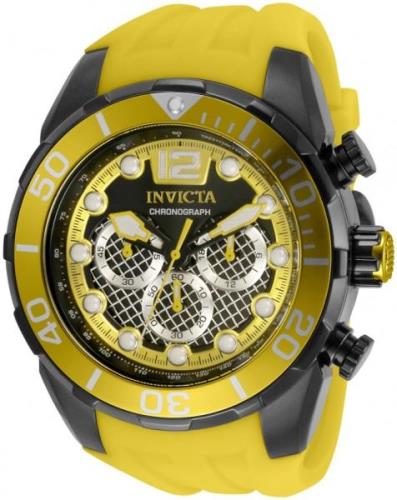 Invicta Miesten kello 35552 Pro Diver Monivärinen/Kumi Ø50 mm