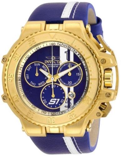 Invicta Miesten kello 28396 S1 Rally Monivärinen/Nahka Ø58.5 mm