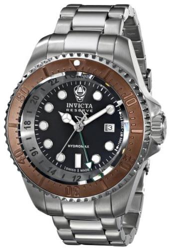 Invicta Miesten kello 16963 Reserve Musta/Teräs Ø52 mm