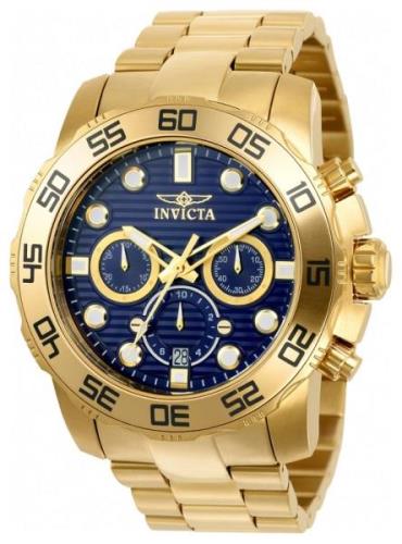 Invicta Miesten kello 22228 Pro Diver Sininen/Kullansävytetty teräs