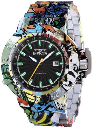 Invicta Miesten kello 36747 Subaqua Musta/Teräs Ø50 mm