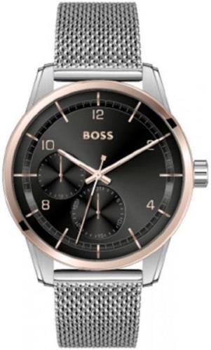 Hugo Boss Miesten kello 1513961 Sophio Musta/Teräs Ø42 mm