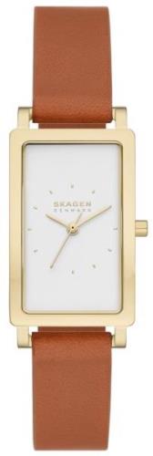 Skagen Naisten kello SKW3097 Hagen Valkoinen/Nahka Ø22 mm