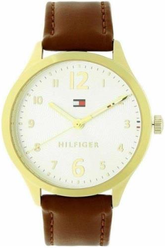 Tommy Hilfiger Naisten kello 1781802 Valkoinen/Nahka Ø38 mm