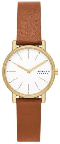 Skagen Naisten kello SKW3121 Signatur Lille Valkoinen/Nahka Ø30 mm