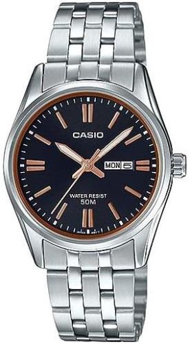 Casio Naisten kello LTP-1335D-1A2VDF Enticer Musta/Teräs Ø36 mm