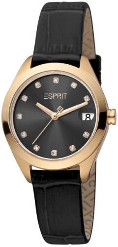 Esprit Naisten kello ES1L295L0055 Classic Musta/Nahka Ø30 mm