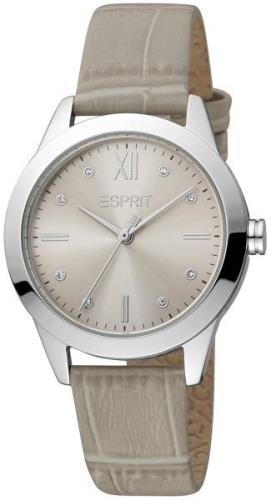 Esprit Naisten kello ES1L317L0025 Classic Hopea/Nahka Ø34 mm