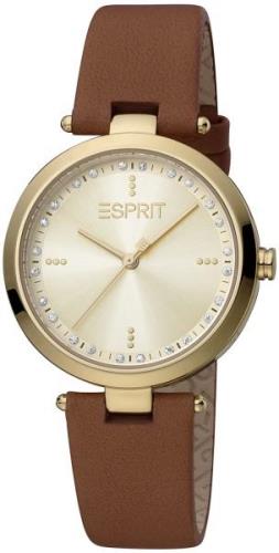 Esprit Naisten kello ES1L314L0025 Classic Kulta/Nahka Ø32 mm