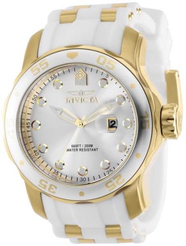 Invicta Miesten kello 39099 Pro Diver Valkoinen/Kullansävytetty