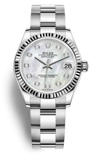Rolex Naisten kello 278274-0005 Datejust 31 Valkoinen/Teräs Ø31 mm