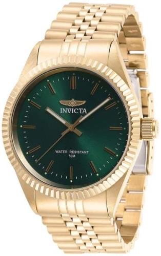 Invicta Miesten kello 29385 Specialty Vihreä/Kullansävytetty teräs