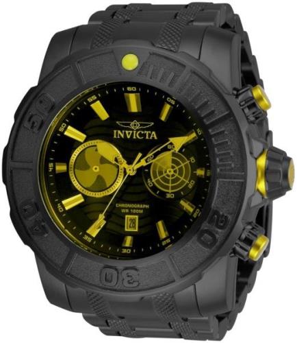 Invicta Miesten kello 33321 Coalition Forces Musta/Teräs Ø58 mm