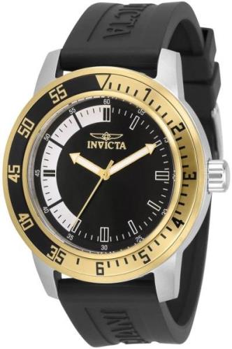 Invicta Miesten kello 34097 Musta/Kumi Ø45 mm