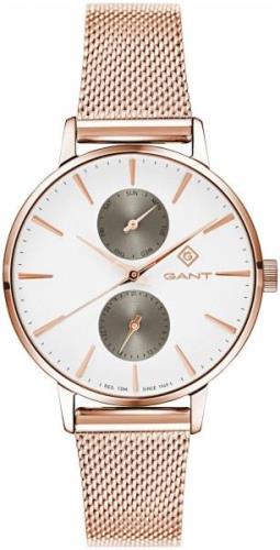 Gant Naisten kello G128006 Valkoinen/Punakultasävyinen Ø36 mm