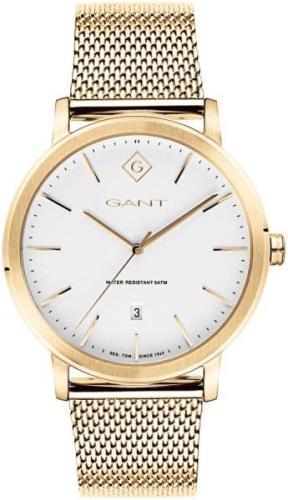 Gant Miesten kello G122009 Valkoinen/Kullansävytetty teräs Ø40 mm