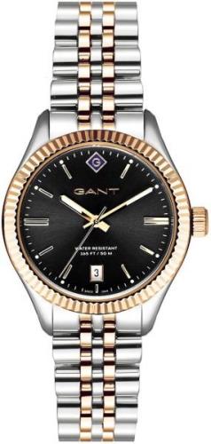 Gant Naisten kello G136010 Musta/Punakultasävyinen Ø34 mm
