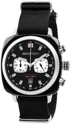 Briston Miesten kello 17142.SA.BS.1.NB Sport Musta/Tekstiili