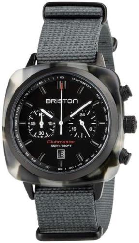 Briston Miesten kello 18142.PBAM.GTS.3.NG Sport Musta/Tekstiili