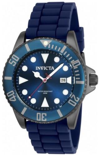 Invicta Miesten kello 90306 Pro Diver Sininen/Kumi Ø44 mm