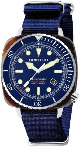 Briston Miesten kello 21644.SA.T.15.NNB Diver Sininen/Tekstiili