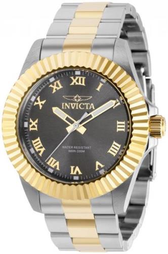 Invicta Miesten kello 37407 Pro Diver Harmaa/Kullansävytetty teräs