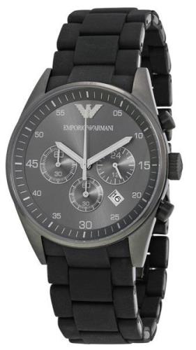 Emporio Armani Miesten kello AR5889 Sportivo Musta/Teräs Ø43 mm