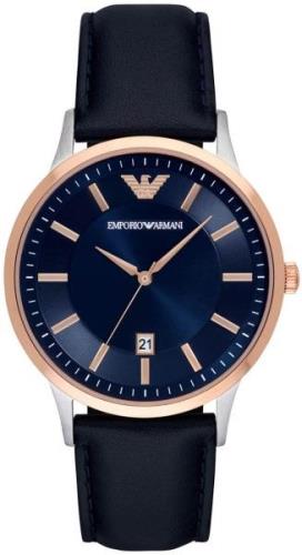 Emporio Armani Miesten kello AR11188 Sininen/Nahka Ø43 mm